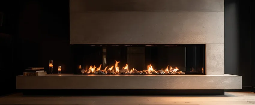 Gas Fireplace Ember Bed Design Services in Fairfield, Connecticut